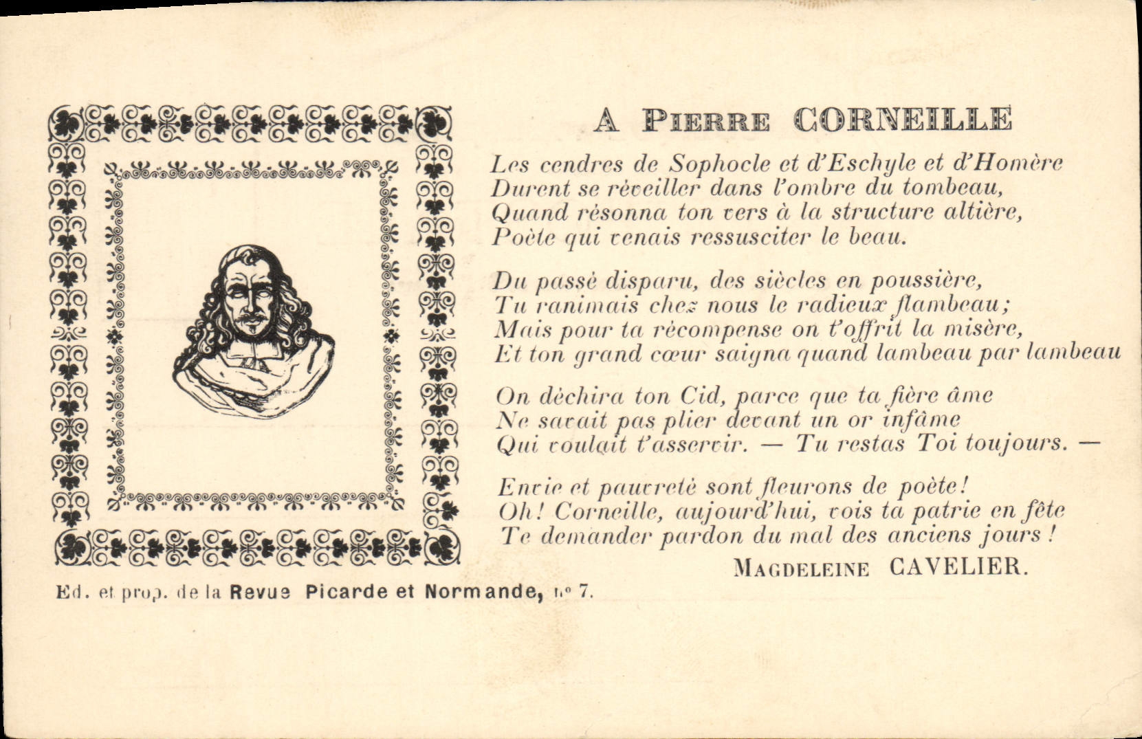 Postal Pierre Corneille