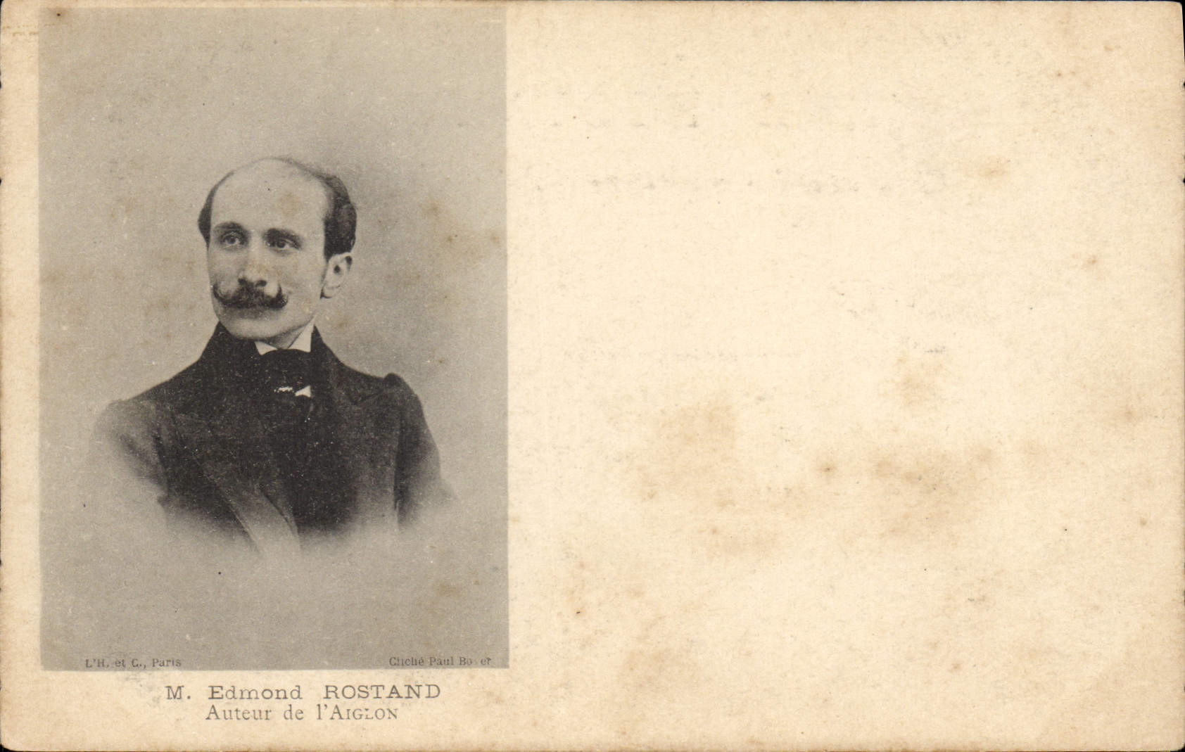 CPA Edmond Rostand Auteur de l'Aiglon