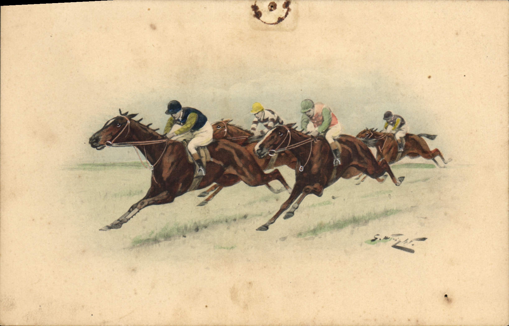 CPA Cheval Equitation Hippisme