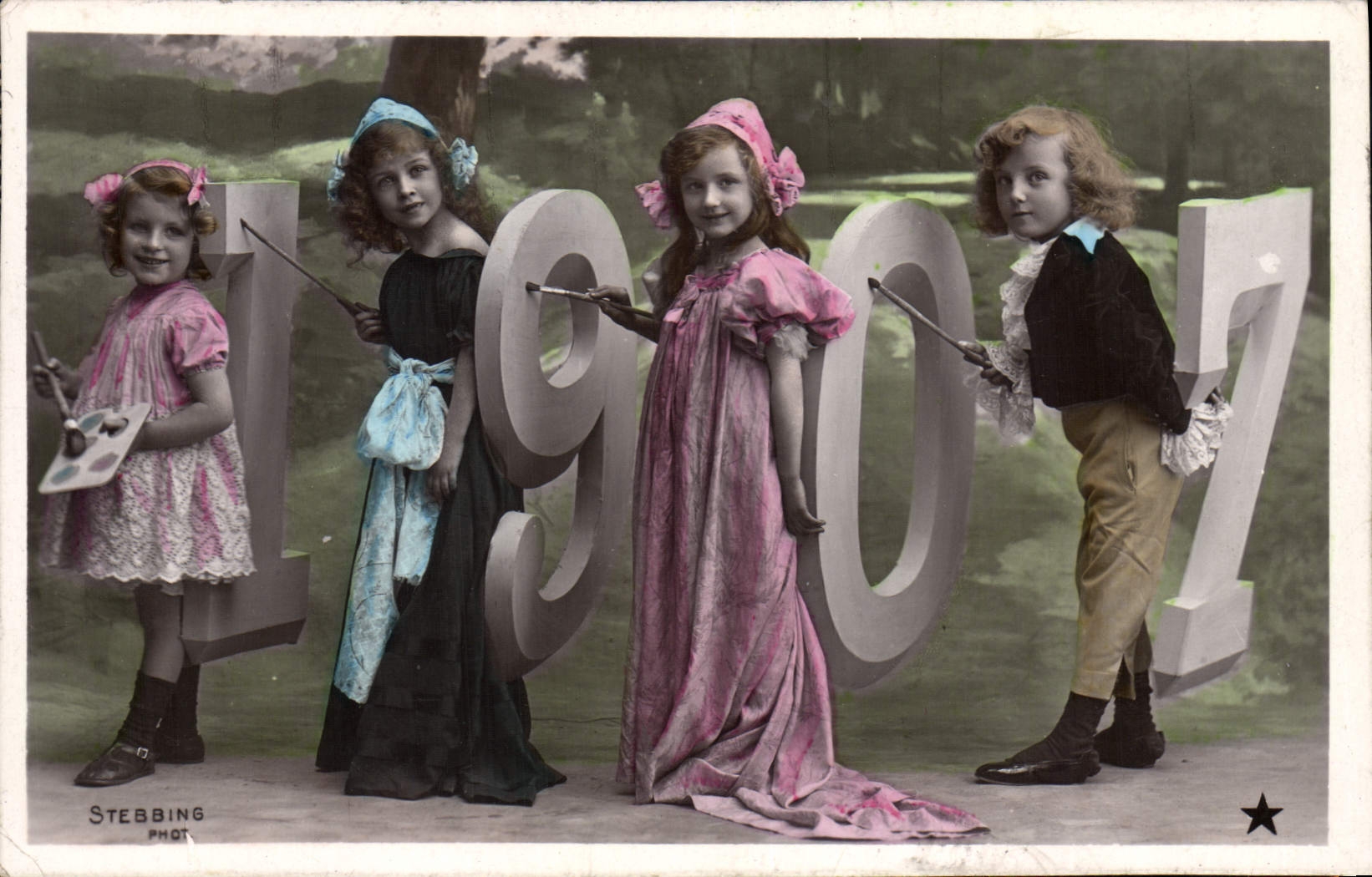 CPA Fantaisie Enfants Annee 1907 