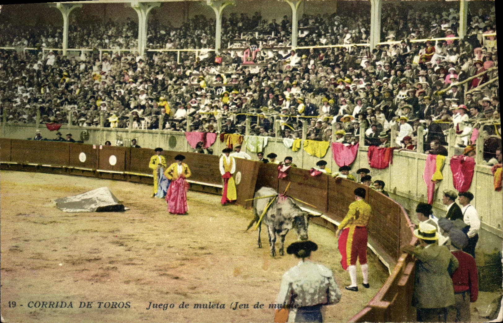 CPA Corrida Course de taureaux Juego de muleta 