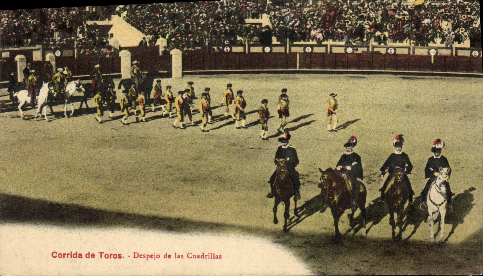 CPA Corrida Course de taureaux Despejo de las cuadrillas 
