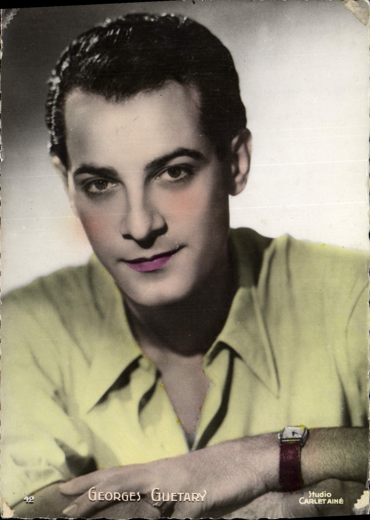 Modern Postcard Cinema Georges Guetary