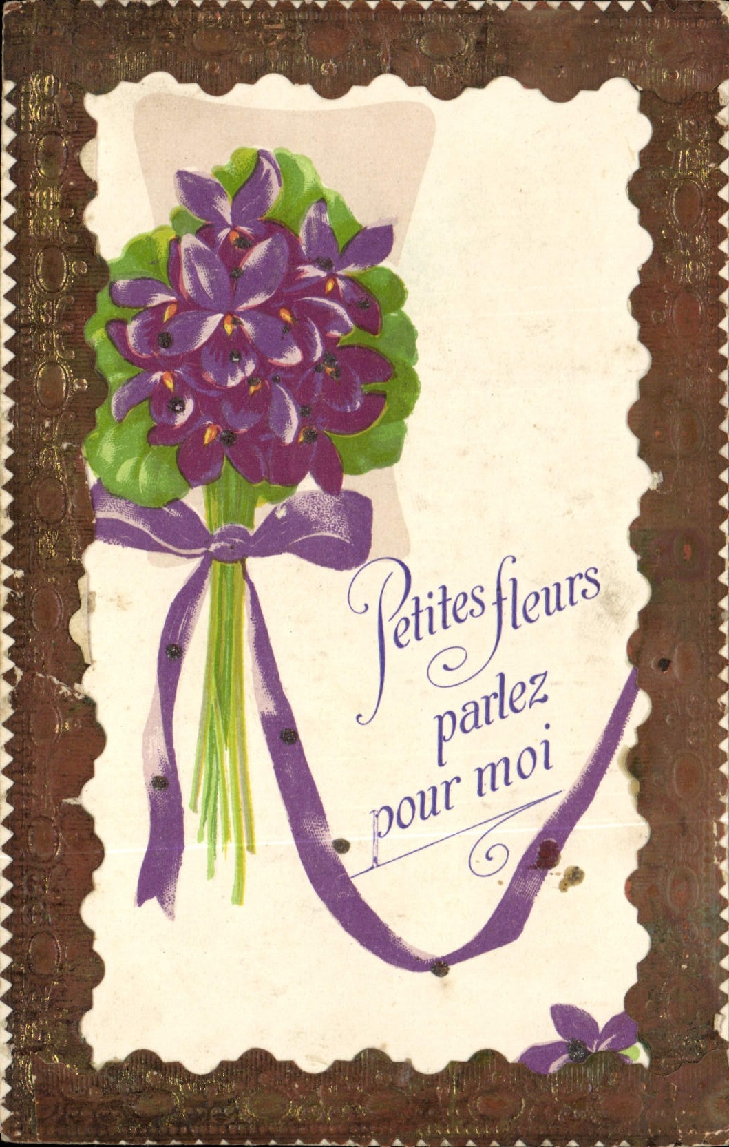CPA Fantaisie Fleurs 