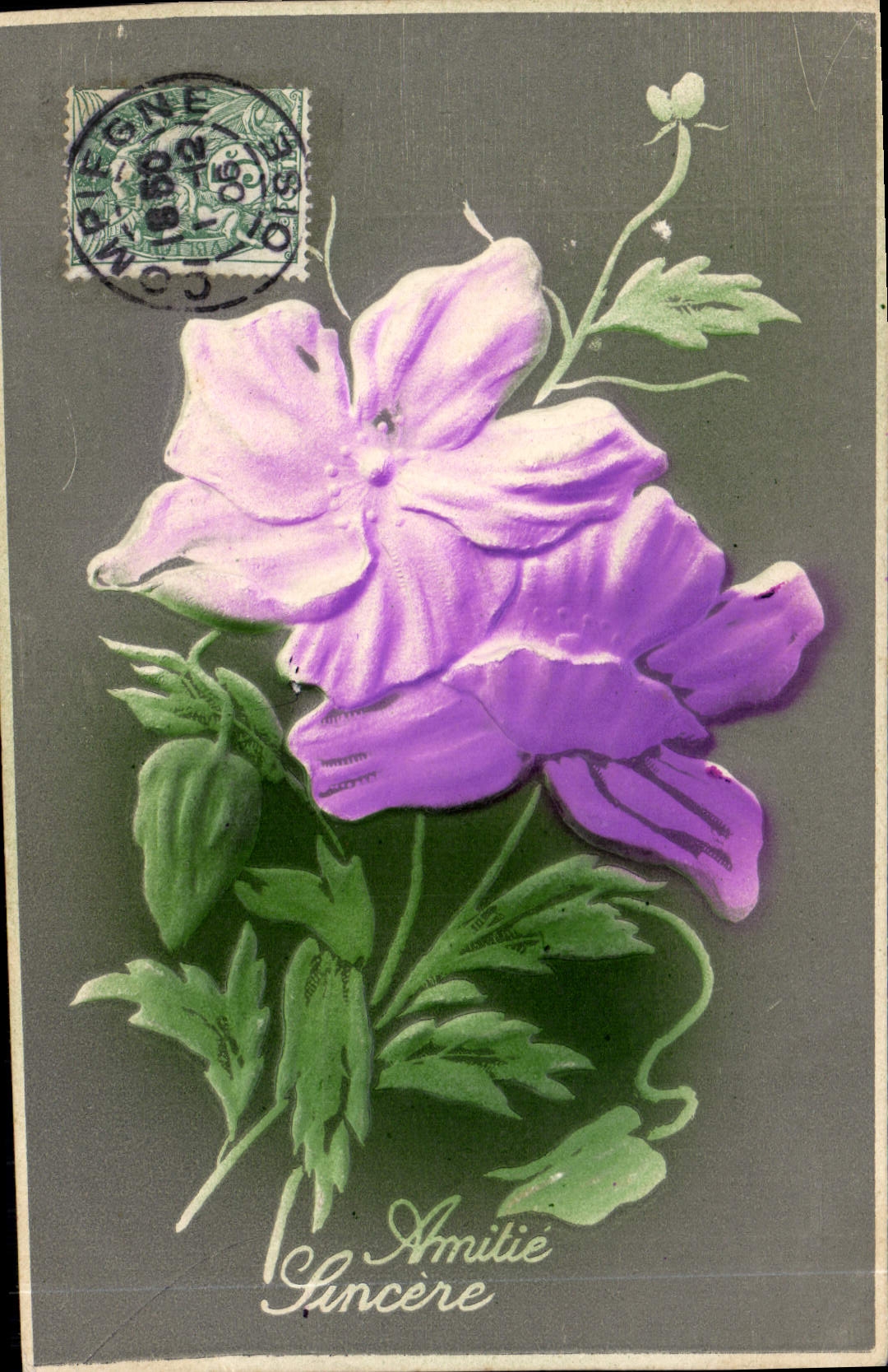 CPA Fantaisie Fleurs 