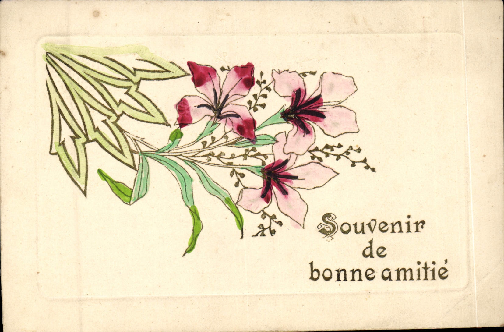 CPA Fantaisie Fleurs 