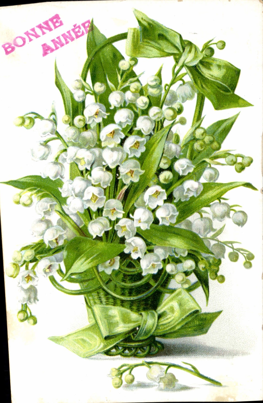 CPA Fantaisie Fleurs Muguet 
