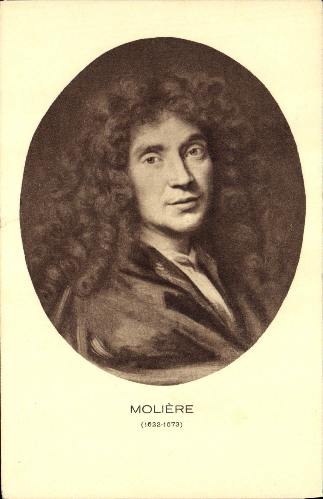 Vintage Postcard Molière