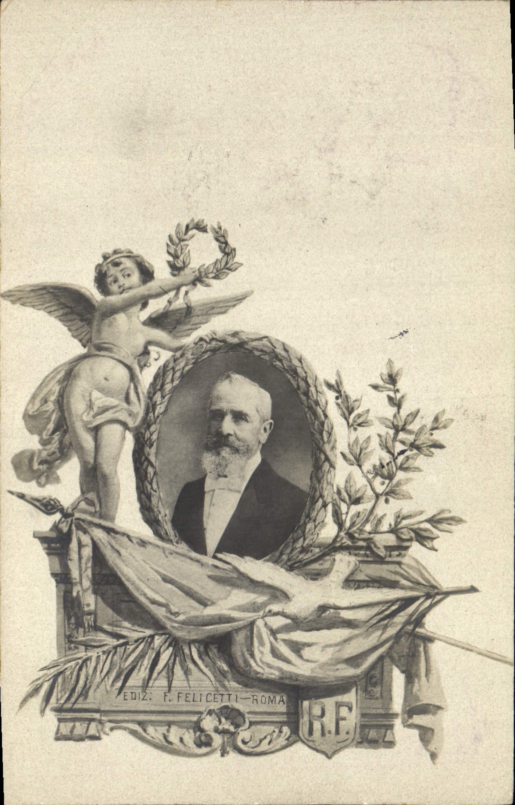 Vintage Postcard Loubet Angel