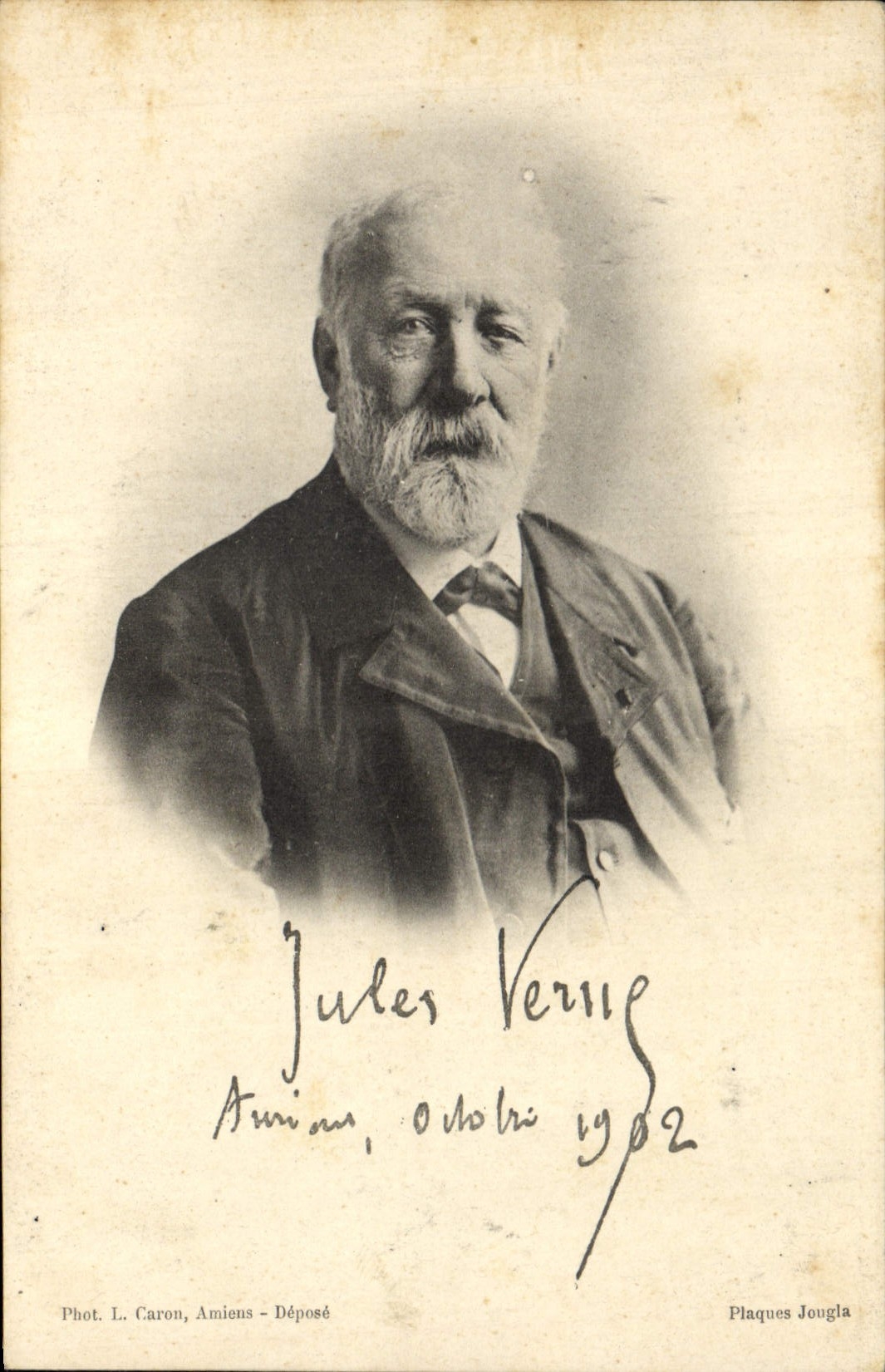 Vintage Postcard Jules Verne