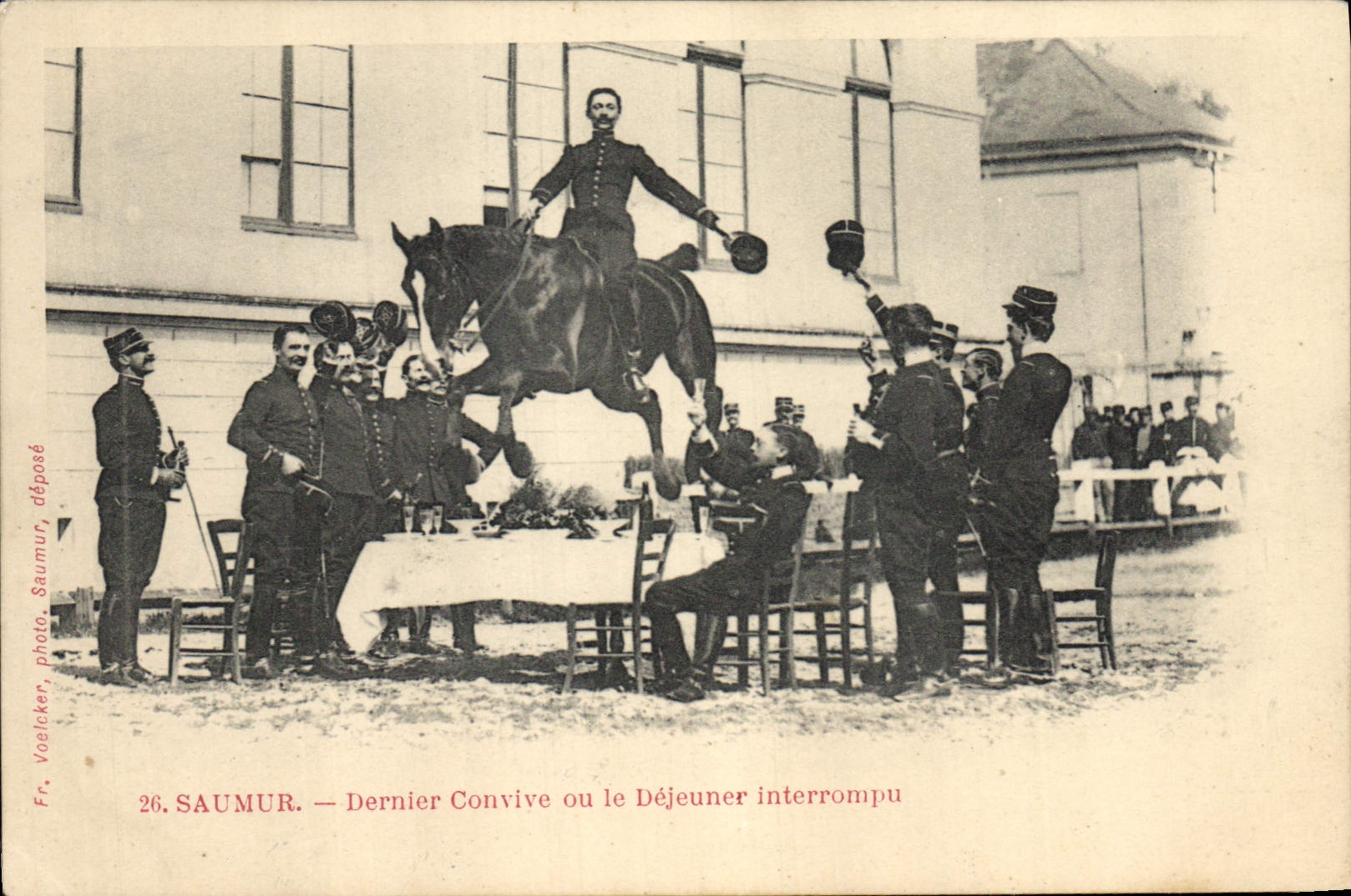 CPA Cheval Equitation Hippisme Saumur Dernier convive ou le dejeuner interrompu