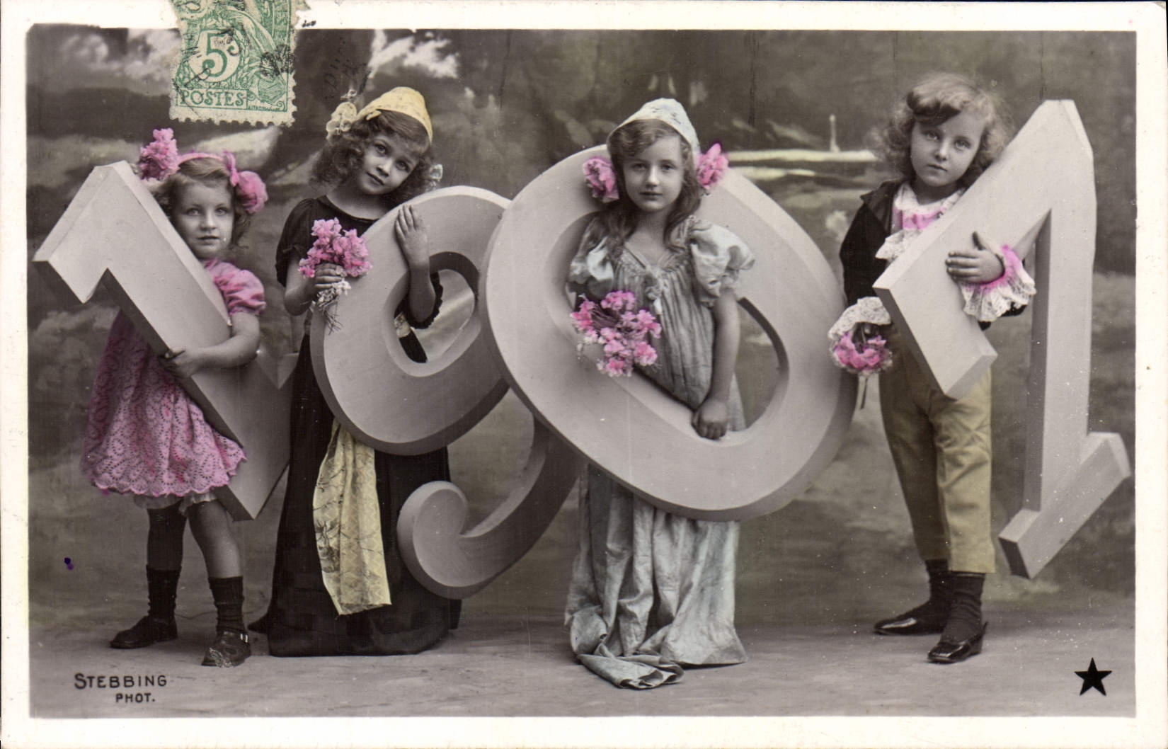 CPA Fantaisie Enfants Annee 1907 