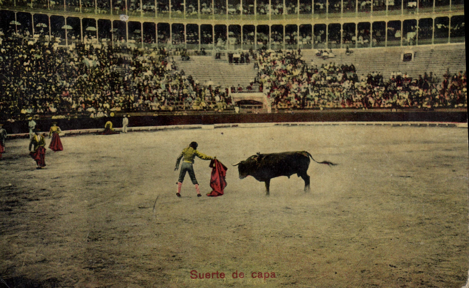 Postal Corrida Corrida de toros el descabello