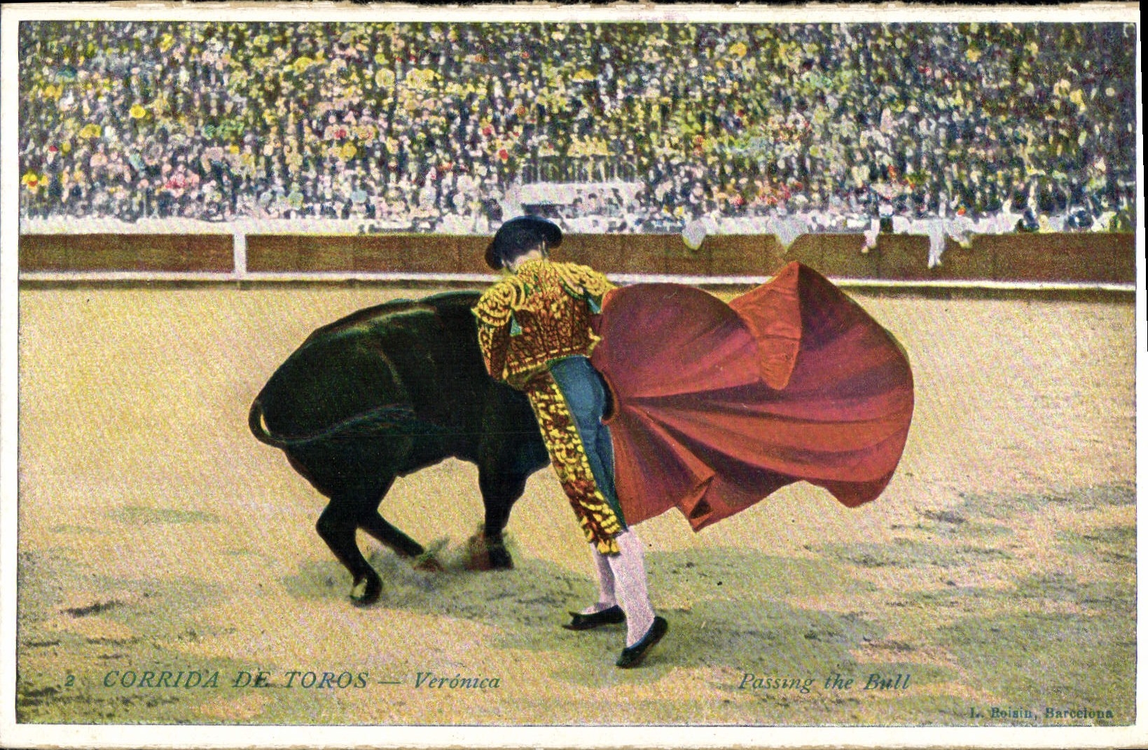 Postal Corrida Corrida de toros Veronica