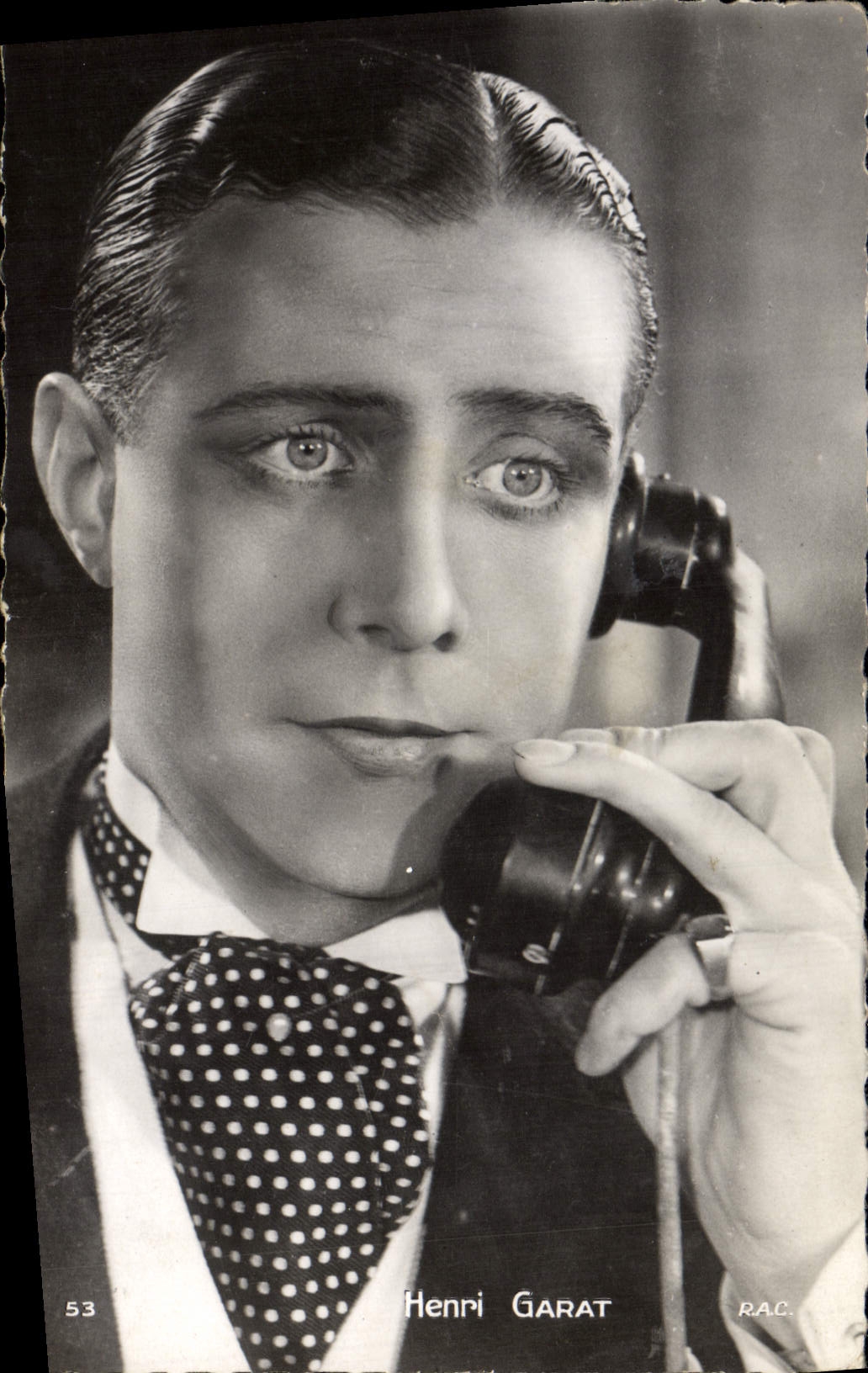 Modern Postcard Cinema Henri Garat Talephone