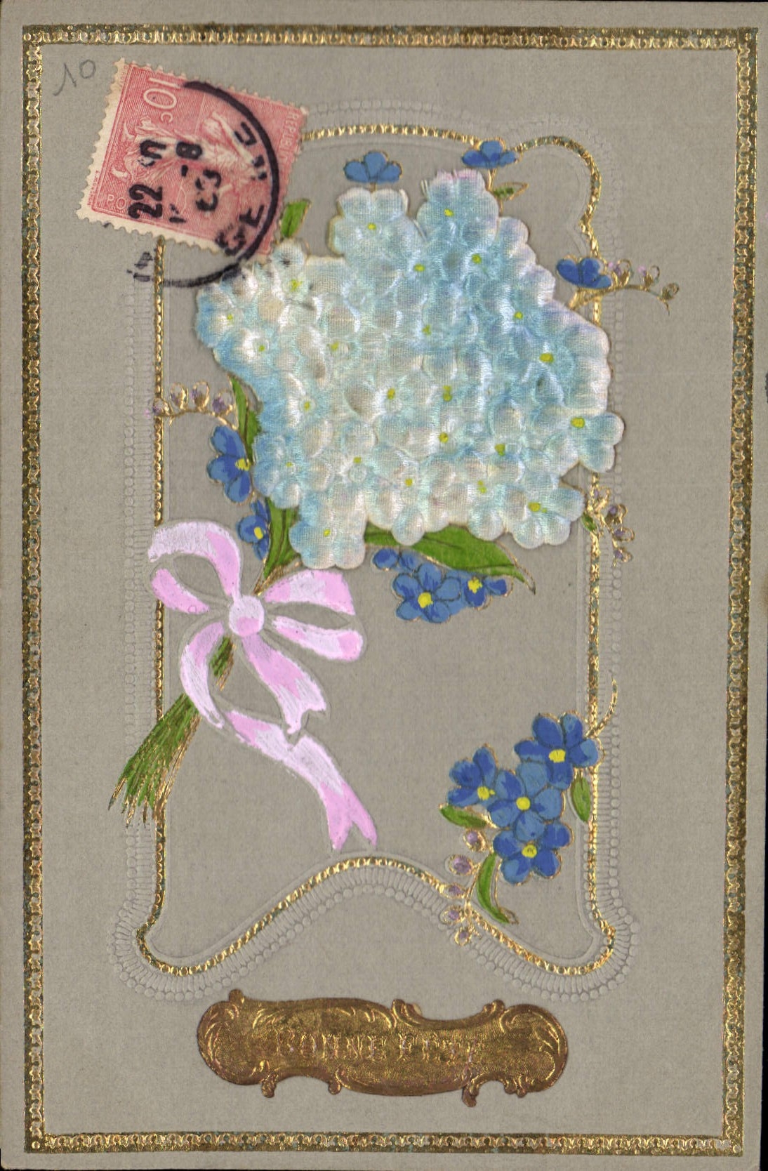 CPA Fantaisie Fleurs 