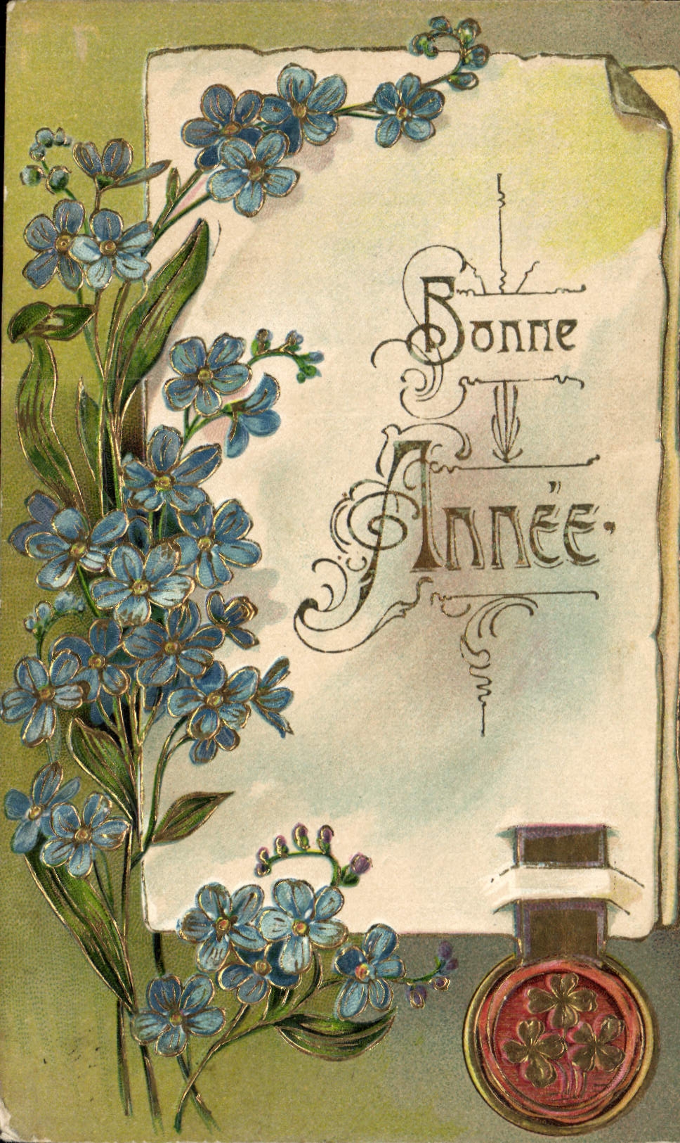 CPA Fantaisie Fleurs 