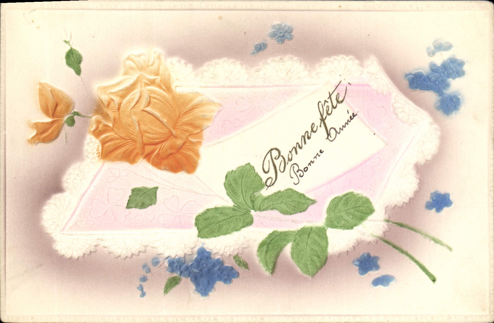 CPA Fantaisie Fleurs 