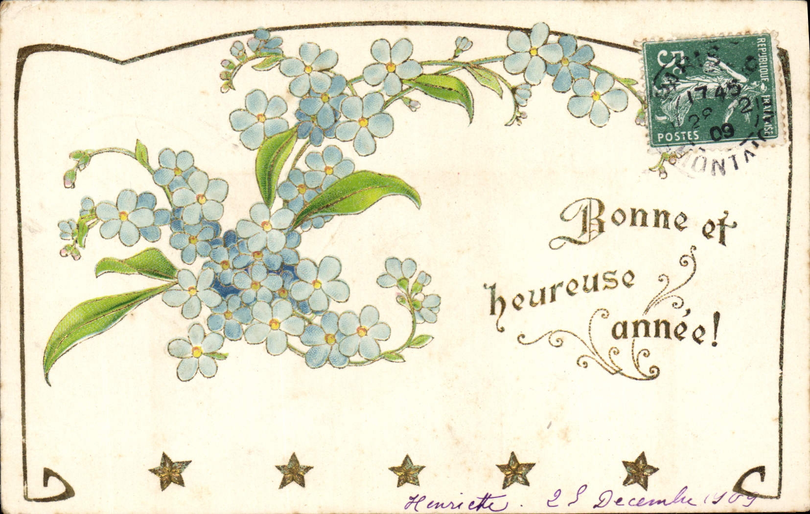 CPA Fantaisie Fleurs 