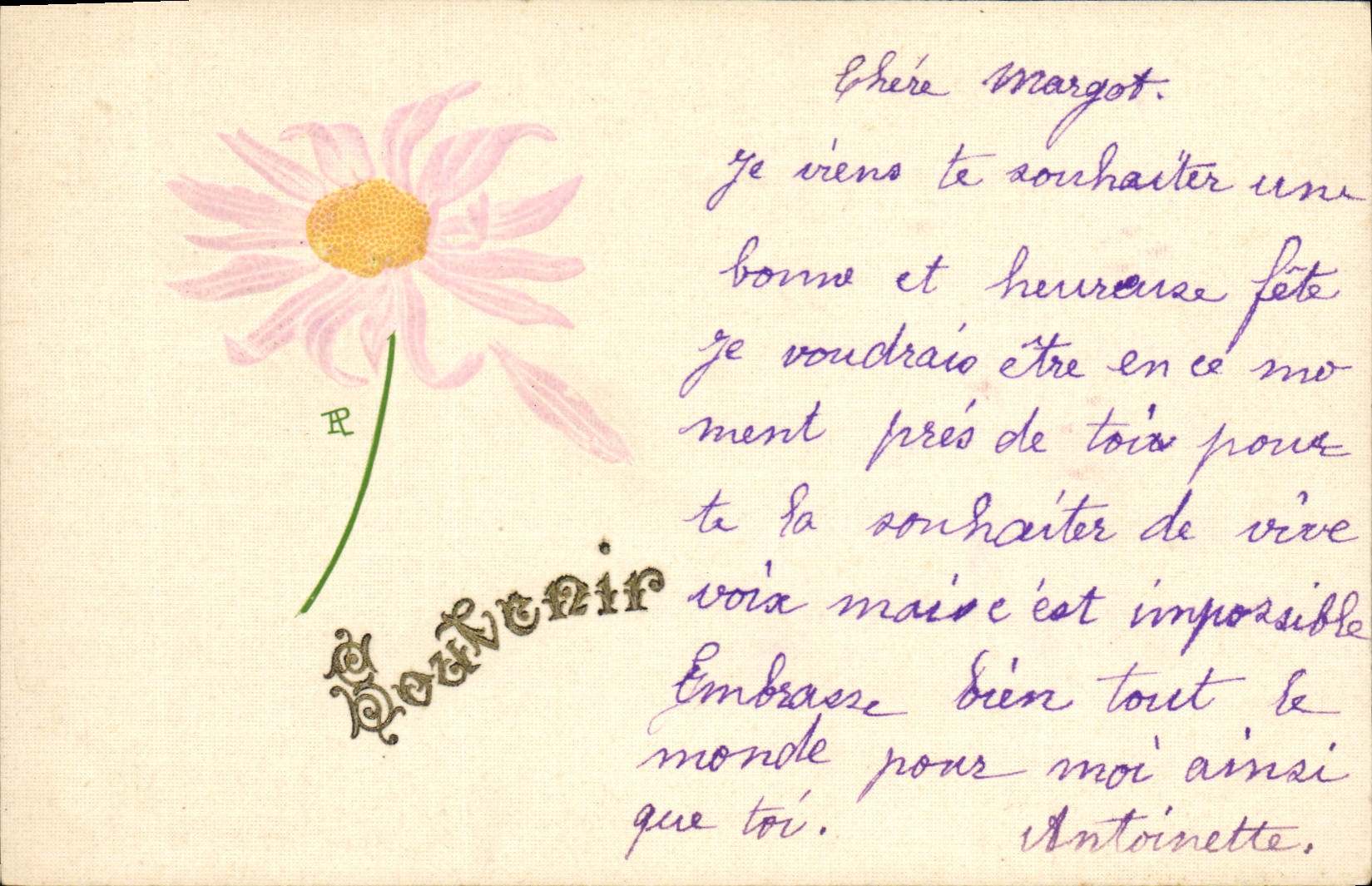 CPA Fantaisie Fleurs 
