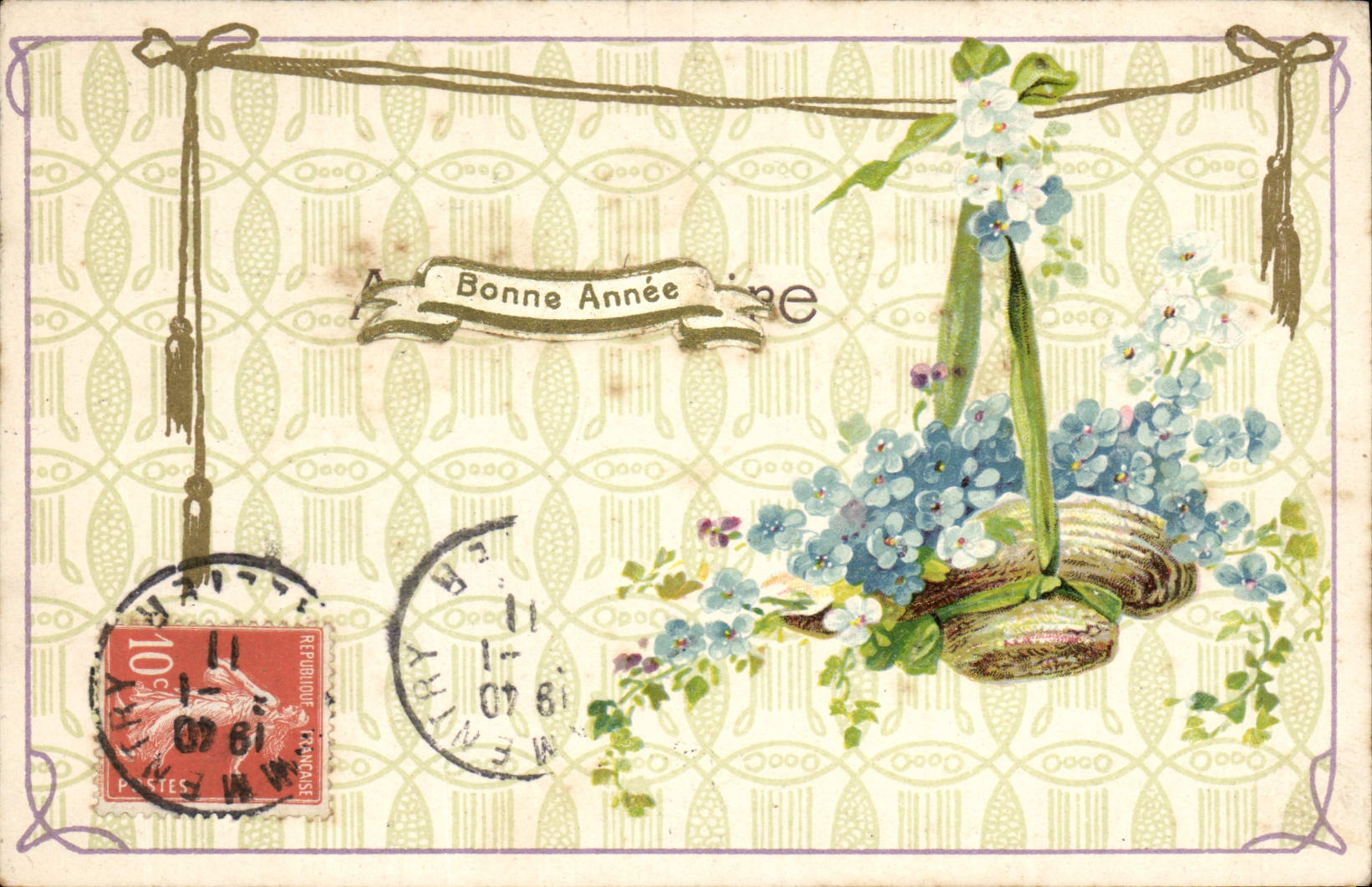 CPA Fantaisie Fleurs 