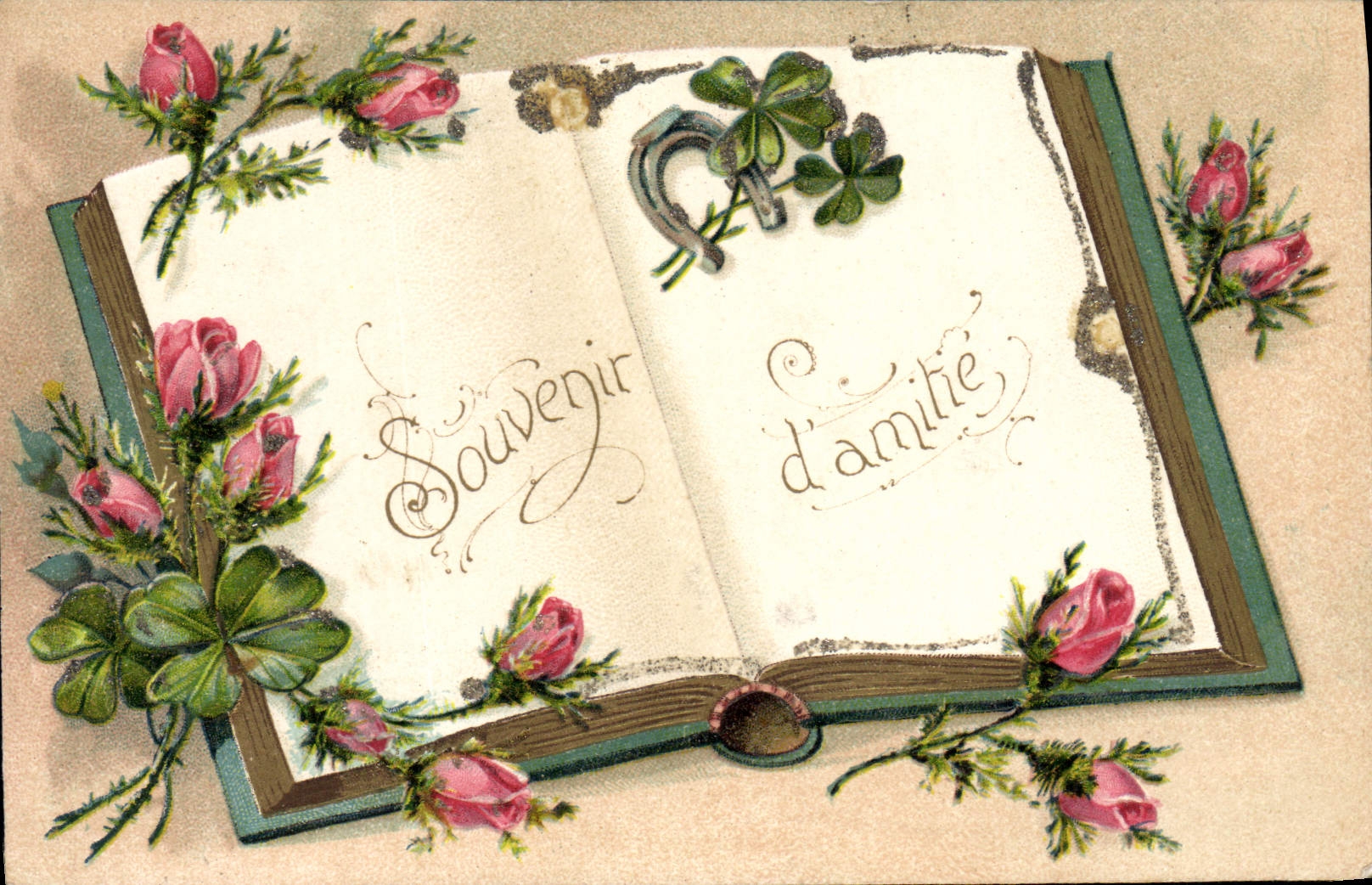 CPA Fantaisie Fleurs 