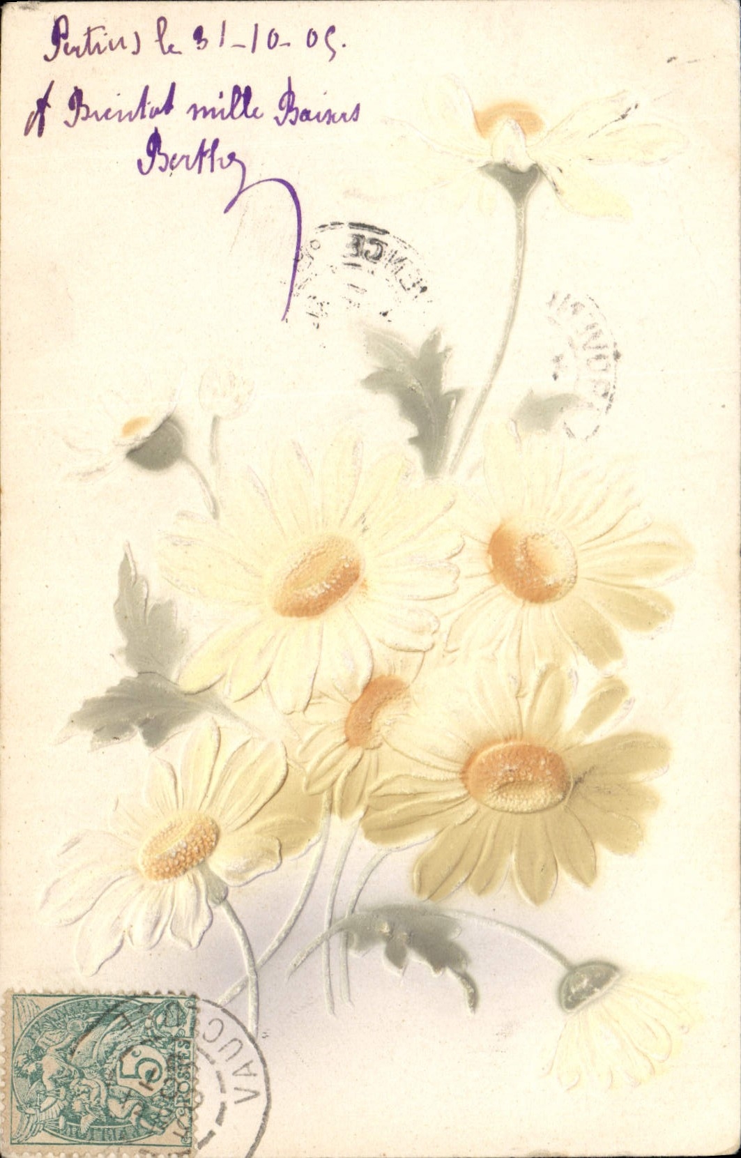 CPA Fantaisie Fleurs 