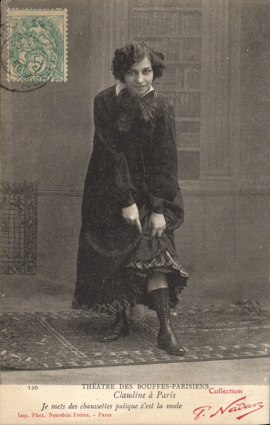 CPA Theatre des Bouffes Parisiens Claudine a Paris 