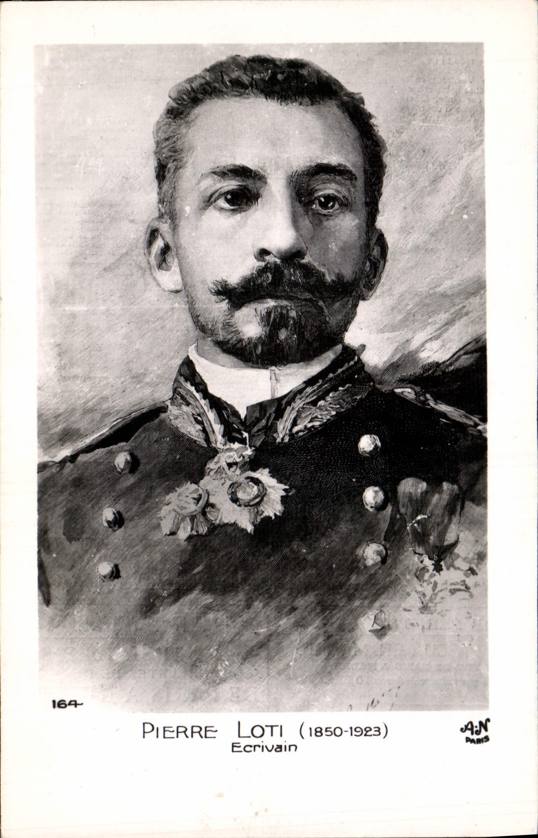 Vintage Postcard Pierre Parcelled out Writer