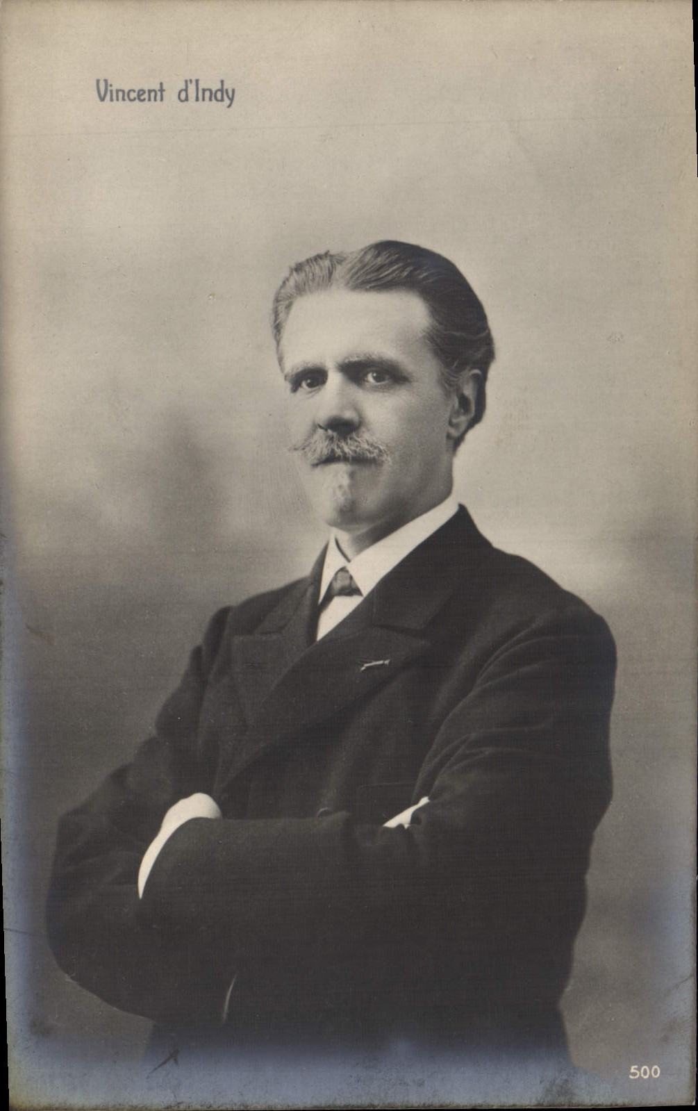 Vintage Postcard Vincent d' Indy