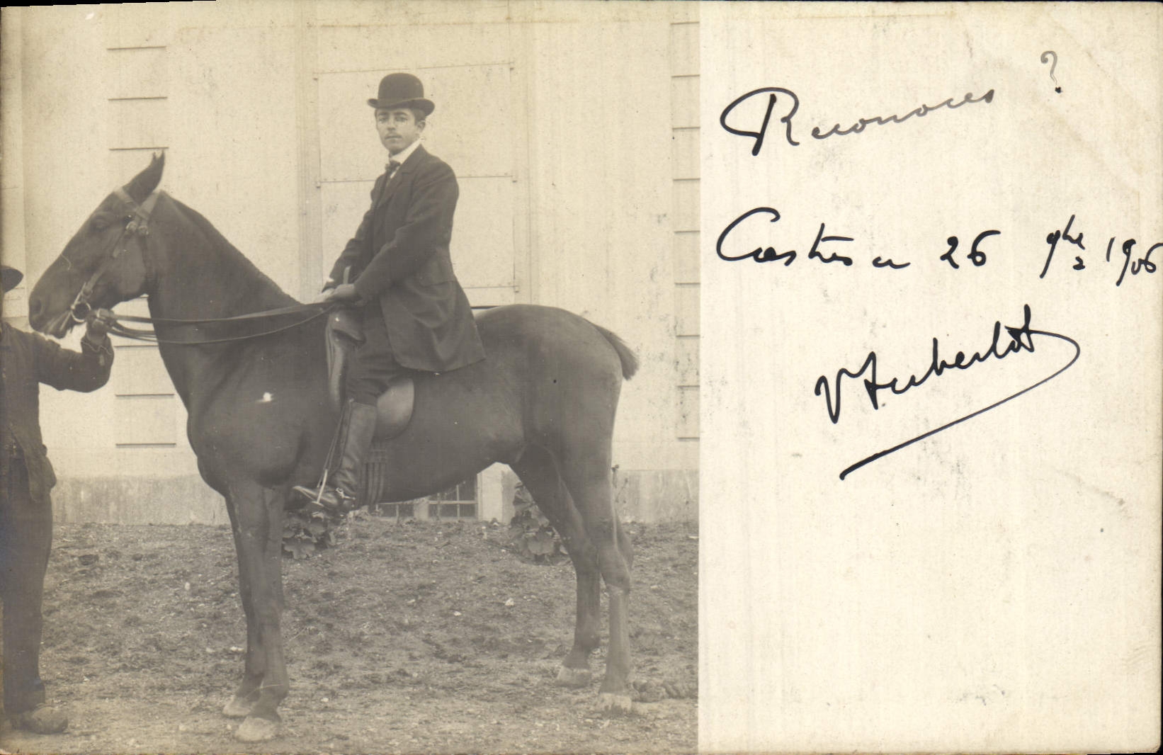 CARTE PHOTO Cheval Hippisme Equitation 