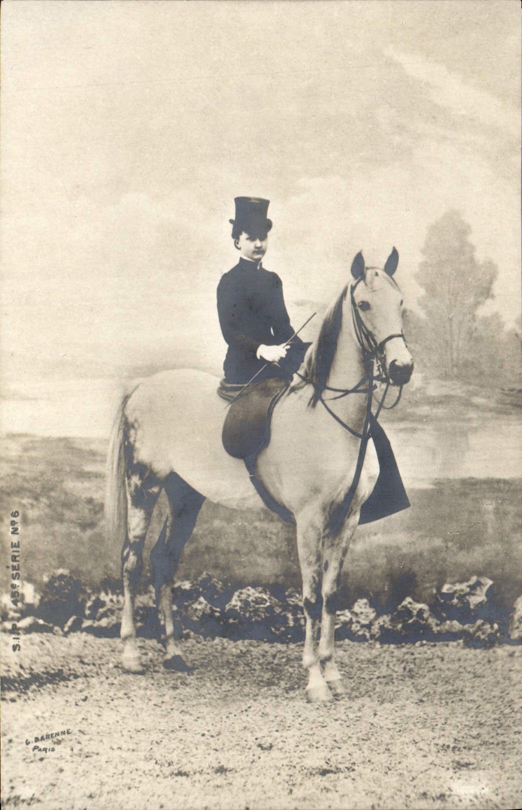 CARTE PHOTO Cheval Hippisme Equitation 