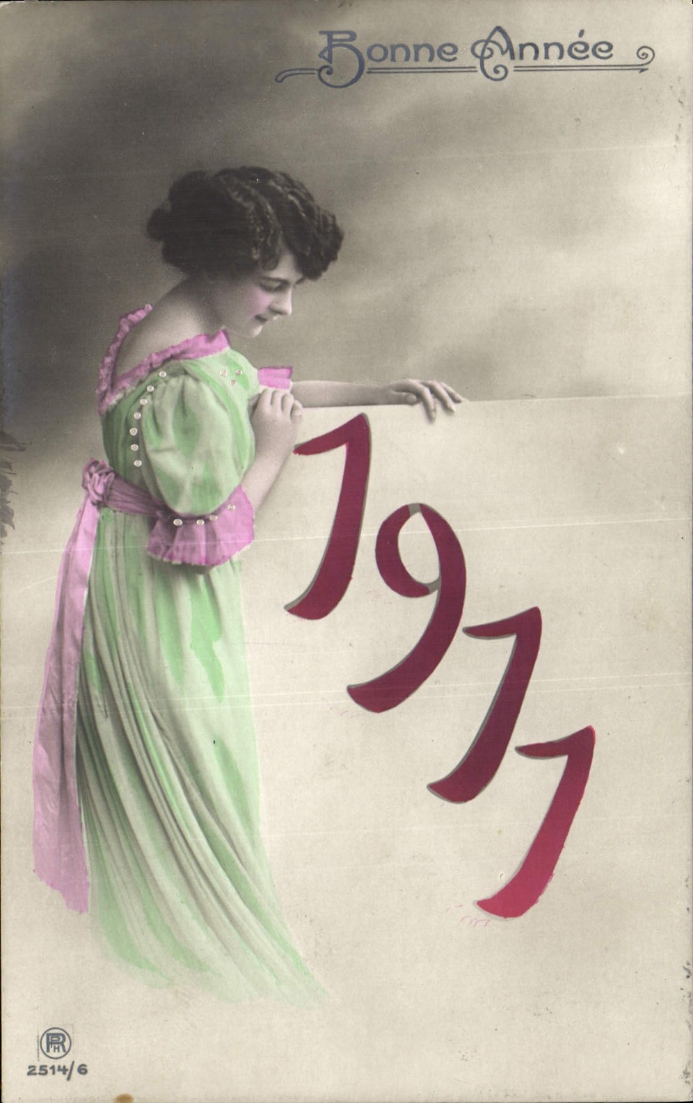 Vintage Postcard Fantasy Woman Year 1911