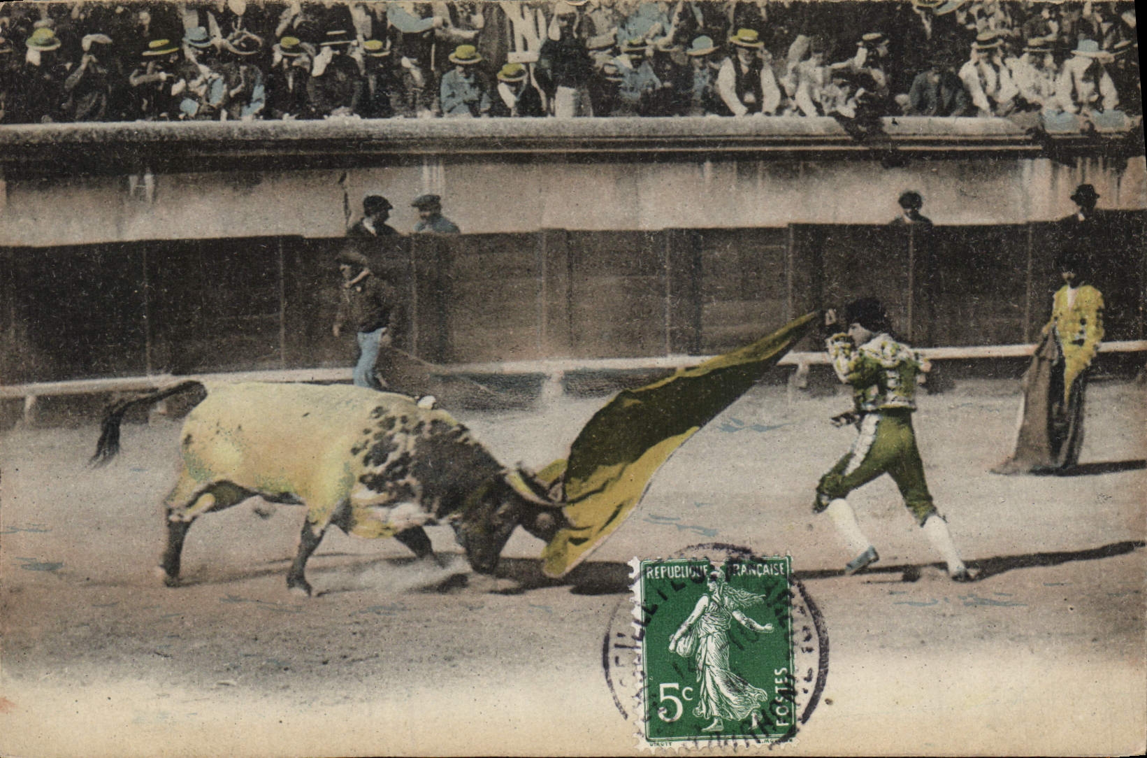 CPA Corrida Course de taureaux 