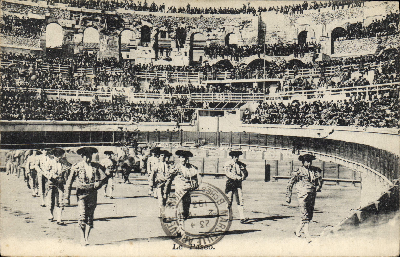 CPA Corrida Course de taureaux 