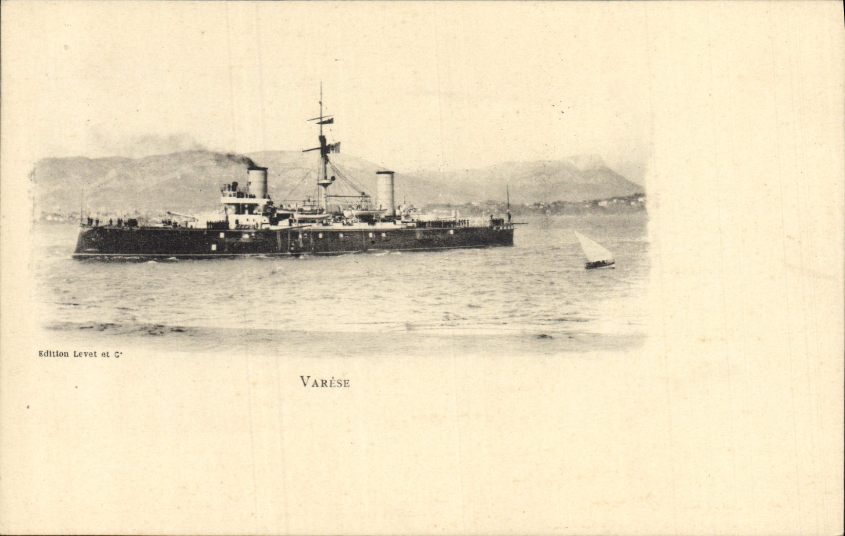 CPA Bateau de Guerre Varese 