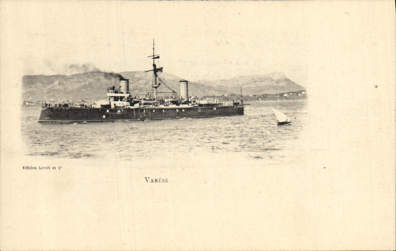 CPA Bateau de Guerre Varese 
