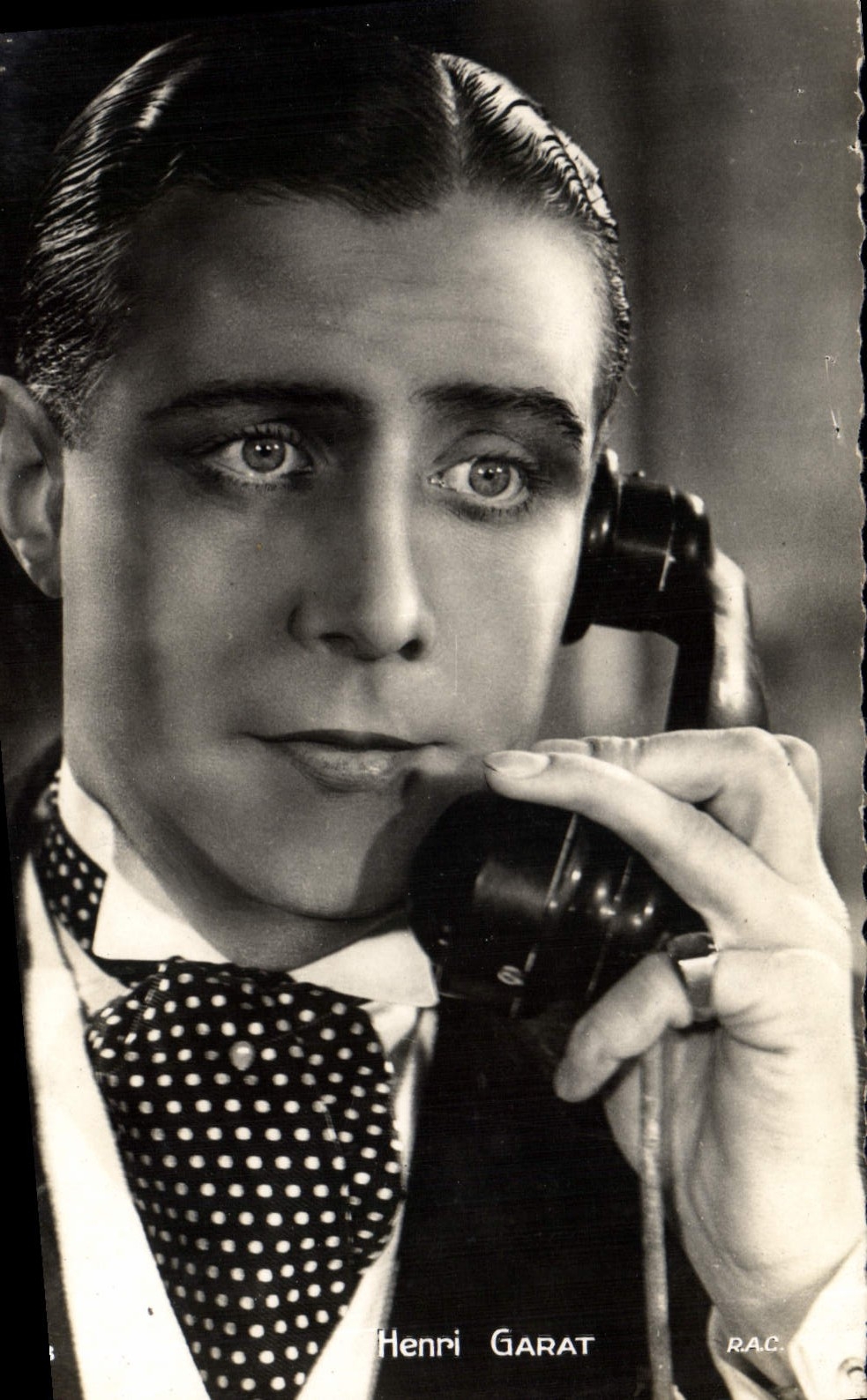 Modern Postcard Cinema Henry Garat on the Telephone