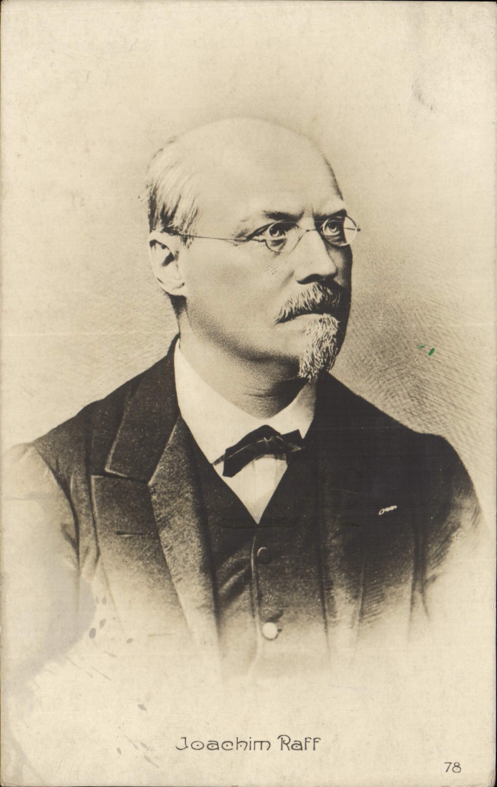 Vintage Postcard Joachim Raff
