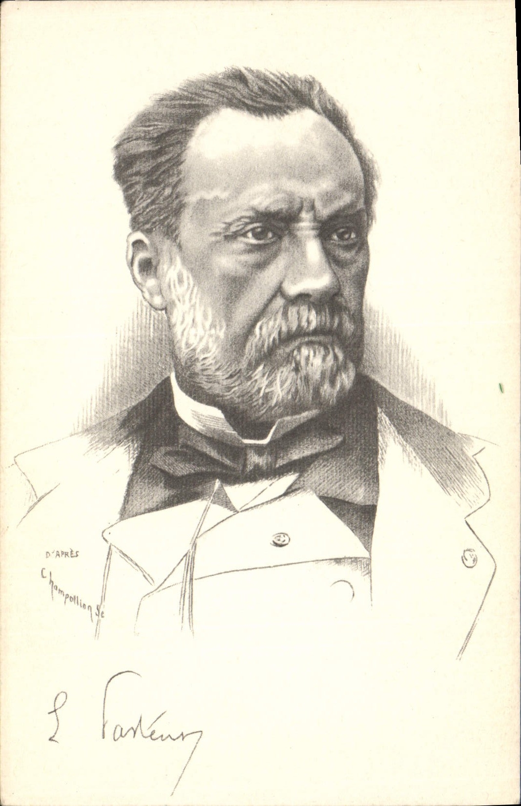Vintage Postcard Louis Pasteur does not have Dole