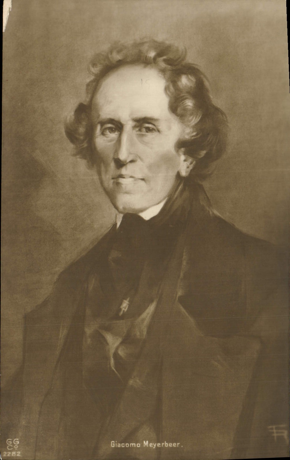Vintage Postcard Giacomo Meyerbeer