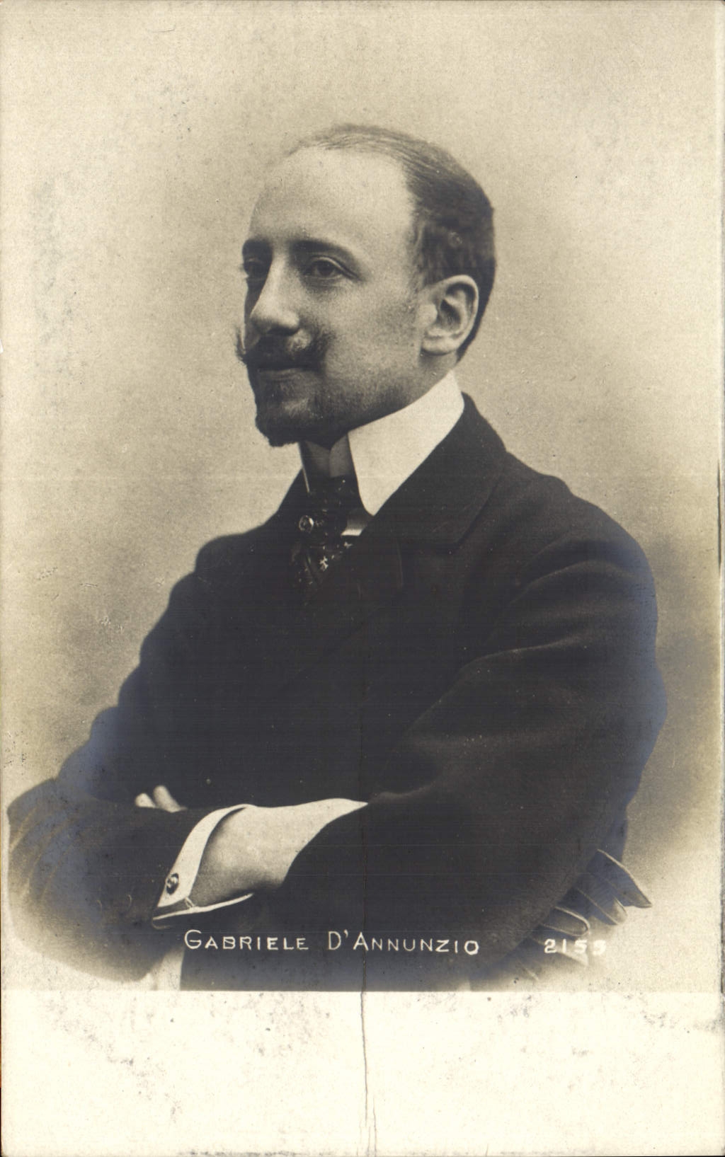 Vintage Postcard Gabriele d'Annunzio