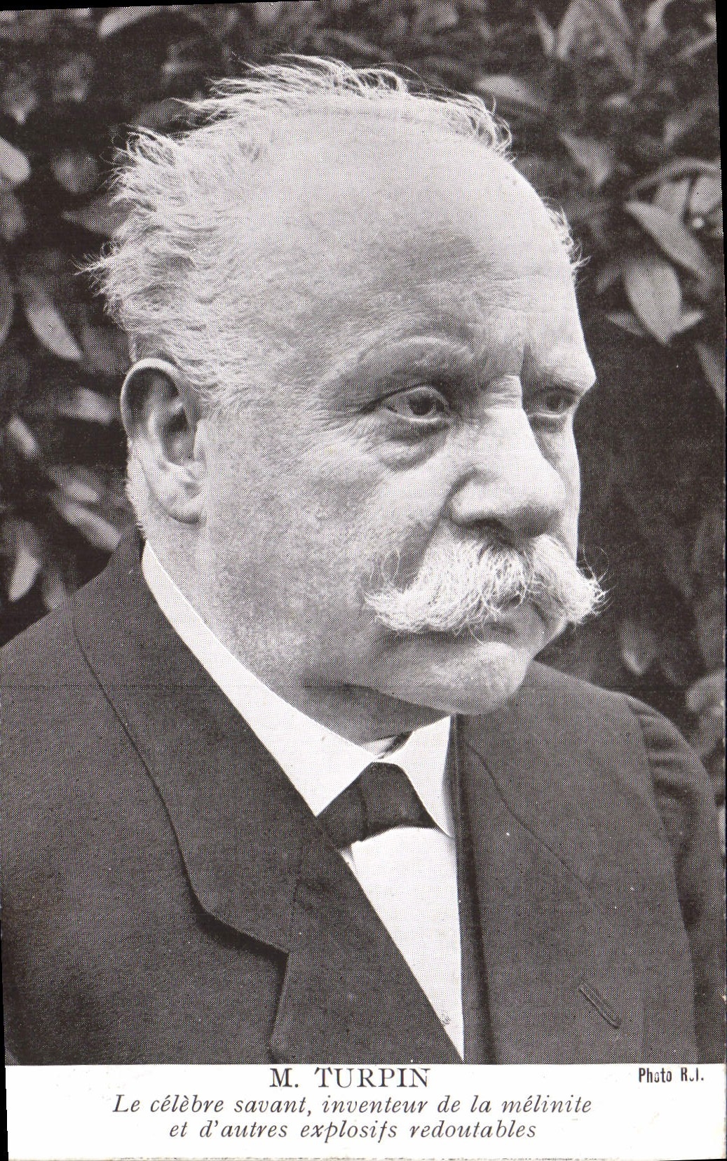 Vintage Postcard Inventive Turpin of the melinite and other frightening explosives