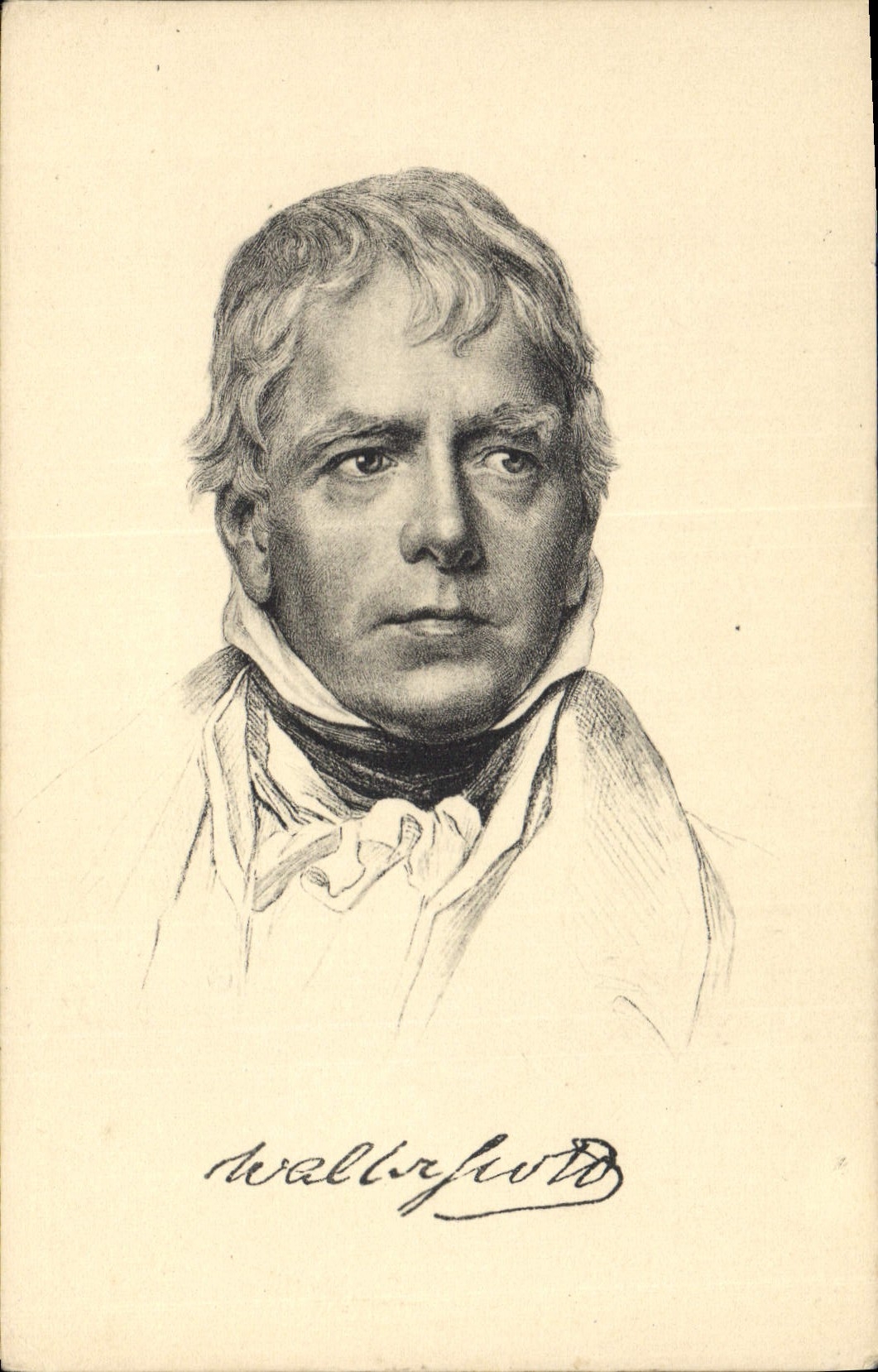 Vintage Postcard Walter Scott
