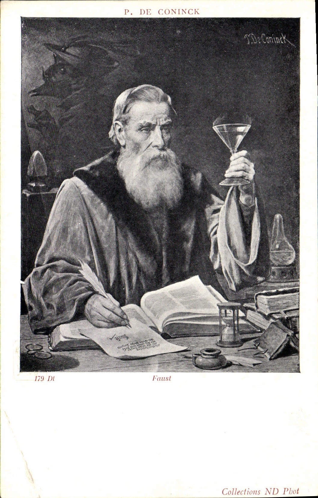 Vintage Postcard Faust De Coninck