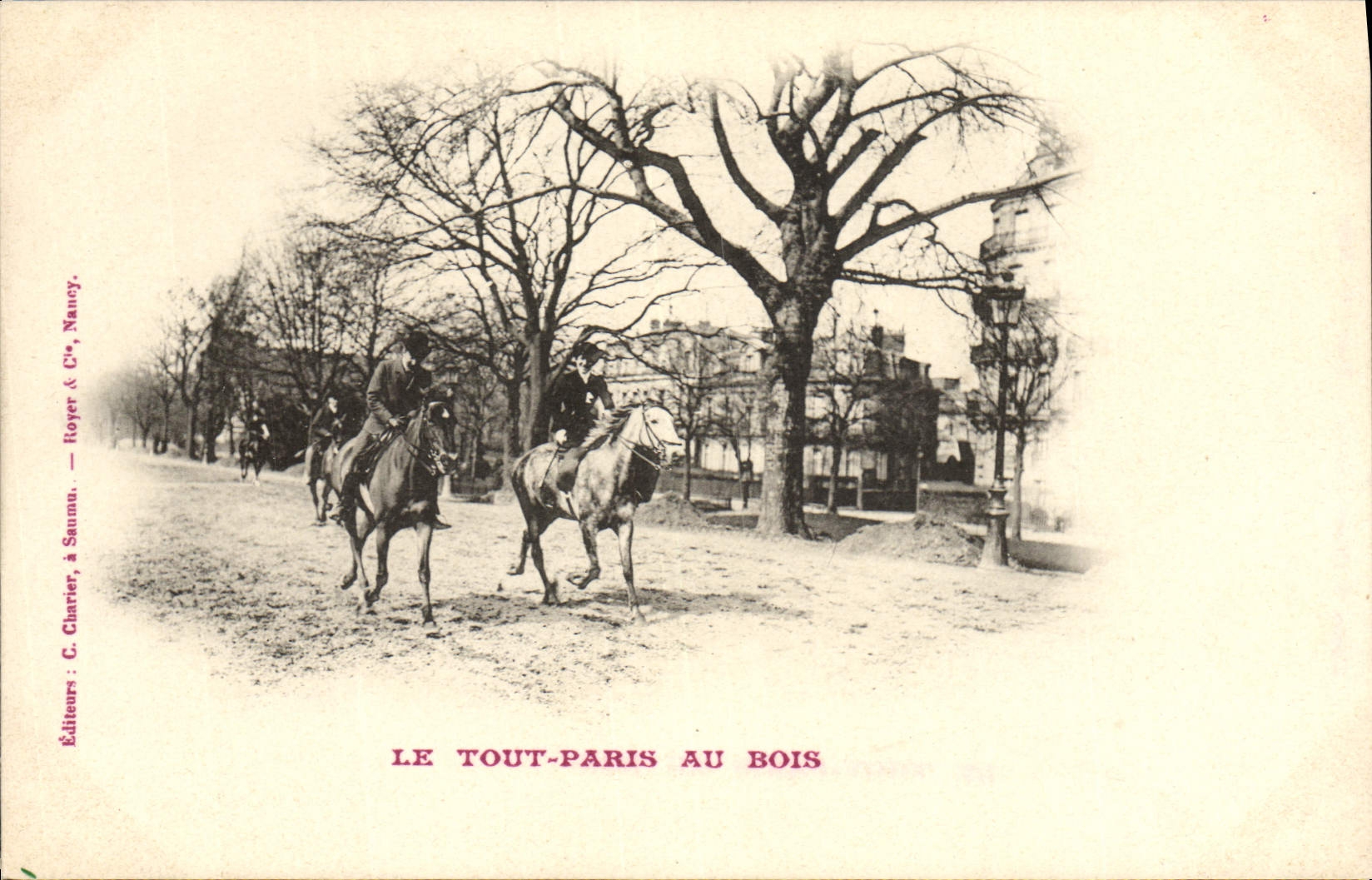 CPA Cheval Hippisme Equitation Le Tout Paris au Bois