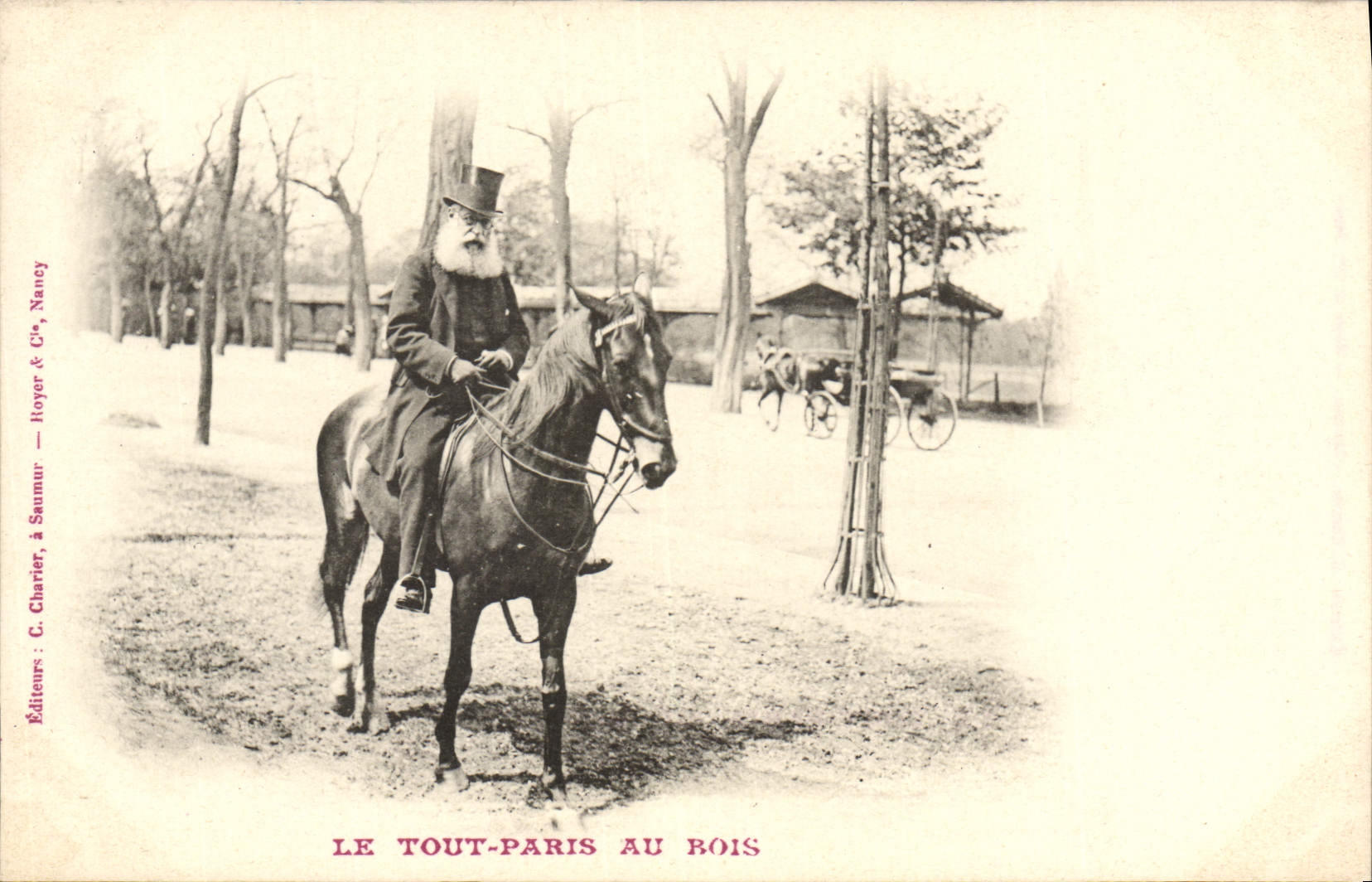 CPA Cheval Hippisme Equitation Le Tout Paris au Bois