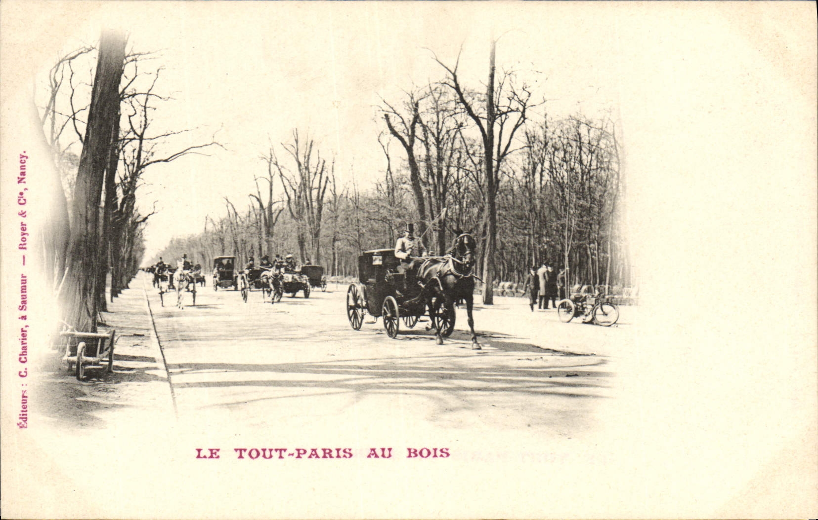 CPA Cheval Hippisme Equitation Le Tout Paris au Bois 