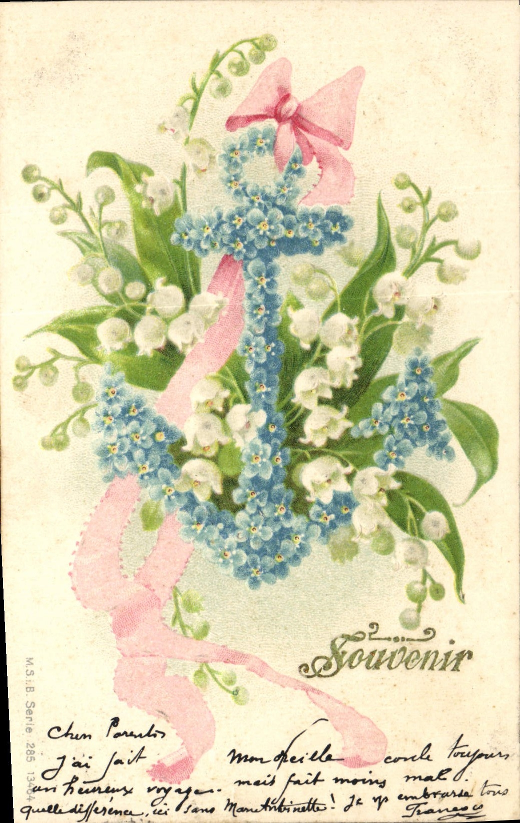 CPA Fantaisie Fleurs Muguet 