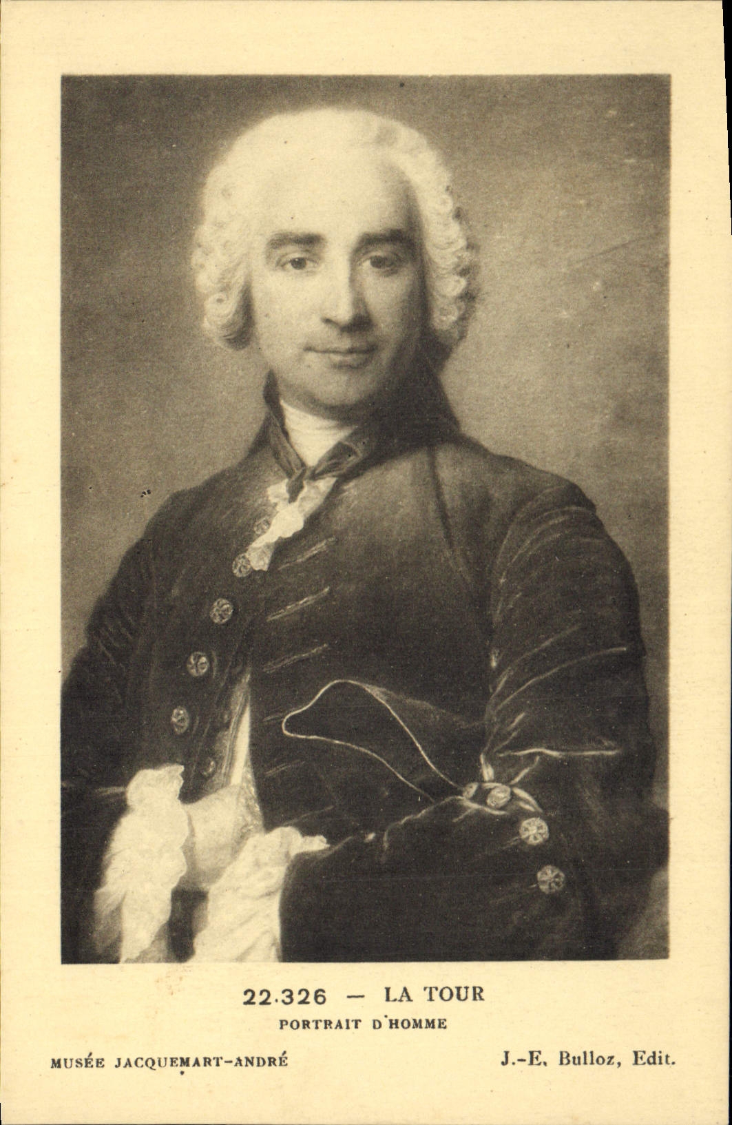 Vintage Postcard the Tower Portrait of man Museum Jacquemart Andre